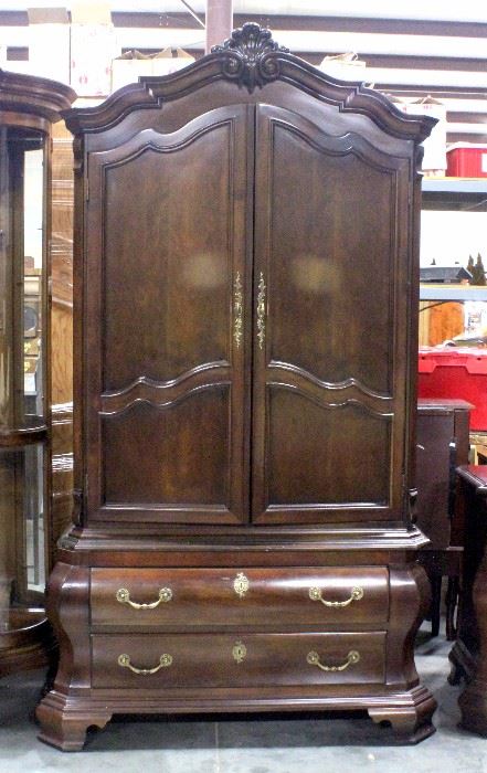 Century Furniture Armoire, Dovetail Constructed Drawers, 45"W x 86.5"H x 20"D