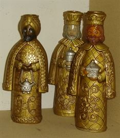 1960's Magi Wise Men candle holders - made in Japan