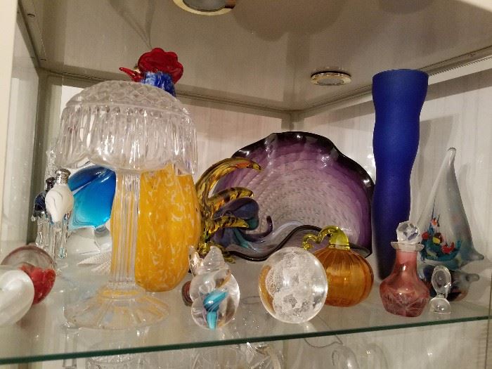 Murano and other beautiful glass accessories