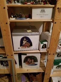 Great selection of Dept 56 Christmas items with boxes