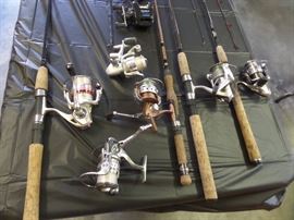 Fishing gear Berkley - Ugly Stik - Daiwa - Trout Seeker -Quantum - Cardinal - Shimano & others