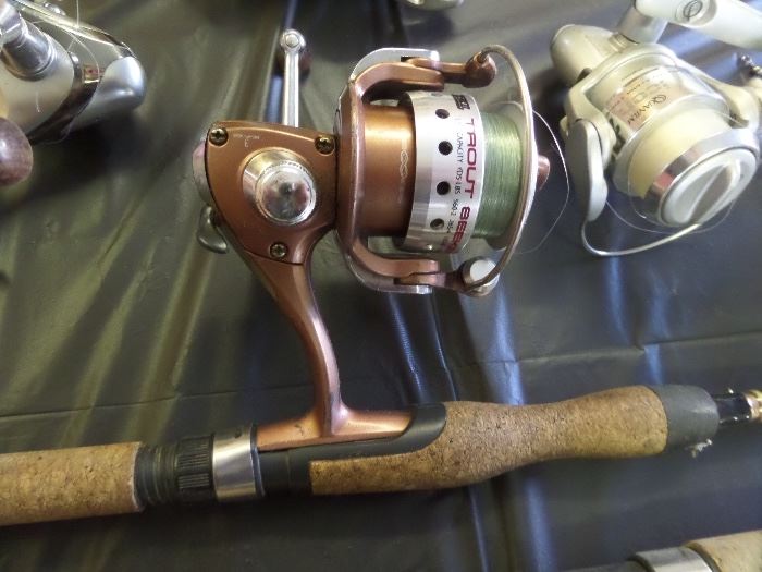 Fishing gear Berkley - Ugly Stik - Daiwa - Trout Seeker -Quantum - Cardinal - Shimano & others