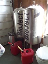 Bio fuel fermentation tanks - (home brewery)