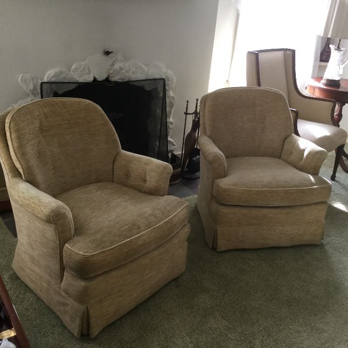 Henredon  club chairs 