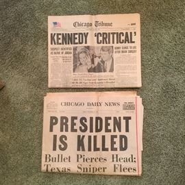 John Kennedy and Robert Kennedy assasinations