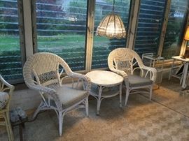 Vintage wicker set