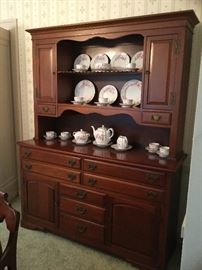 Unique Furniture Makers mahogany hutch
