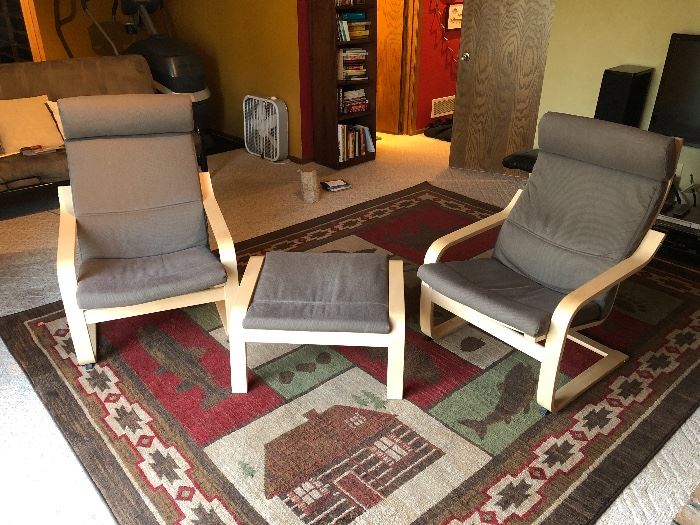 Ikea Poang chairs. Very good shape. 