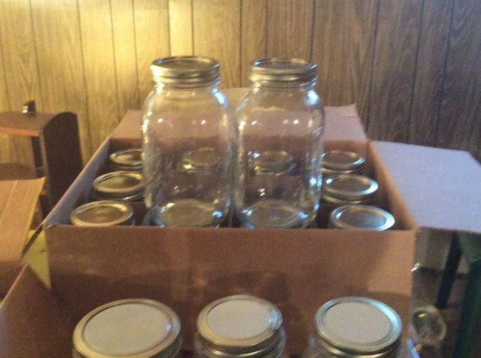 http://www.ctonlineauctions.com/detail.asp?id=654889 Vintage Table, Canning and Mason Jars  
