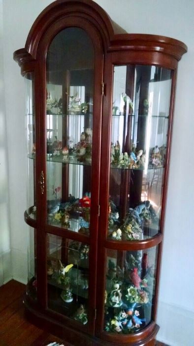 Gorgeous Curio!  Family will be keeping a few of the items inside ... but many more to replace these !  