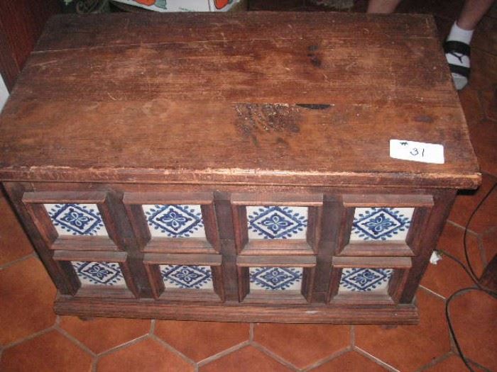 Vintage Tile chest