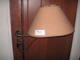 Wrought iron vintage lamps