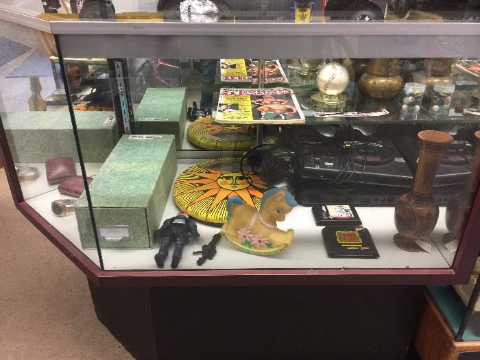 Showcases, Antiques, Vintage Toys, Autographed Baseball, Sega Genesis