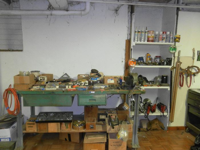 Industrial workbench and tools