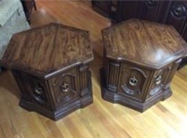 061 Set Of Two Hexagon Tables
