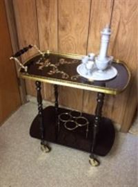 068 Cart And Stone Aperitif Set