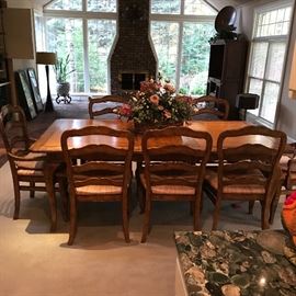 One of two dining room suites