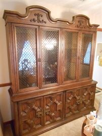 american of martinsville solid wood china cabinet