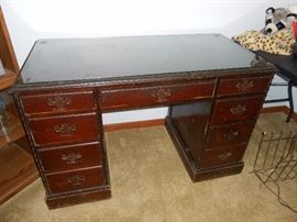solid wood desk