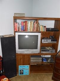 vintage electronics, books, records, etc