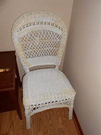 antique wicker chair