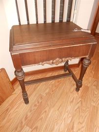 mahogany side table