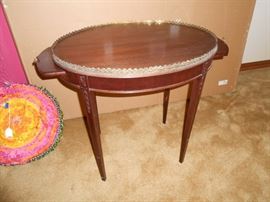mahogany tea table