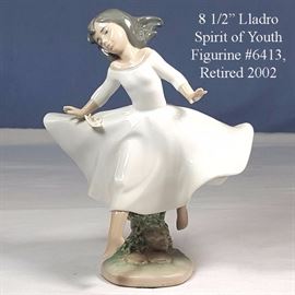 Figurines Lladro 6413 Spirit Of Youth Retired