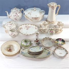 Porcleains Nippon Limoges Etc