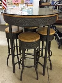 High Top Table w/4 Stools