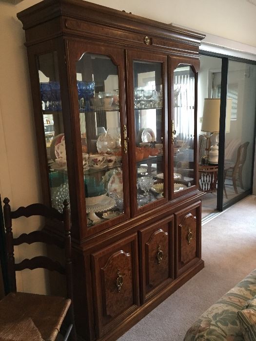 MCM Lighted china cabinet