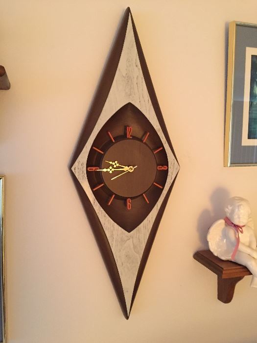 Arabesque MCM wall clock by Burwood Co. made in USA!