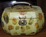 wooden purse
