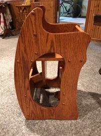Solid oak high chair, well cared for