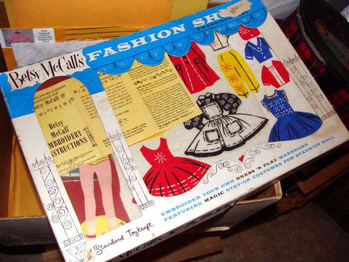 Vintage Betsy McCall's Fashion Shop in Box, 1950's, 1960's