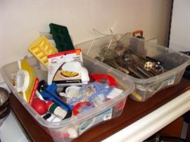 Kitchen Gadgets, whisk, garlic peeler, turkey baster, potato masher, grater, juicer