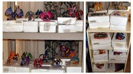 NIB, Hamilton Collection, Dragon, Fiery Youngbloods, Singe, Guitar Rock Star, Poker Dragons, Poker, Hot Shots, Billiards, Hold em Fold 'em