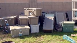 Sterlite, locking storage trunks, chest, chests, tubs