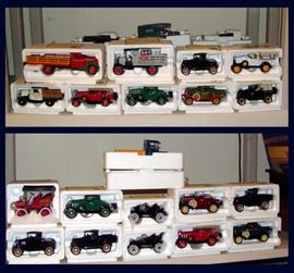 National Motor Museum Mint, collectible cars, die-cast, NIB with certificates