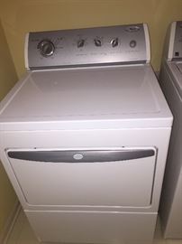 WHIRLPOOL WASHER AND ELECTRIC DRYER 