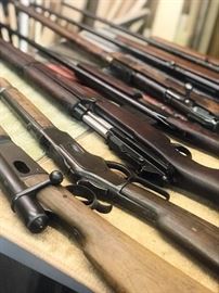 Vintage and Antique Military Rifles (See List)