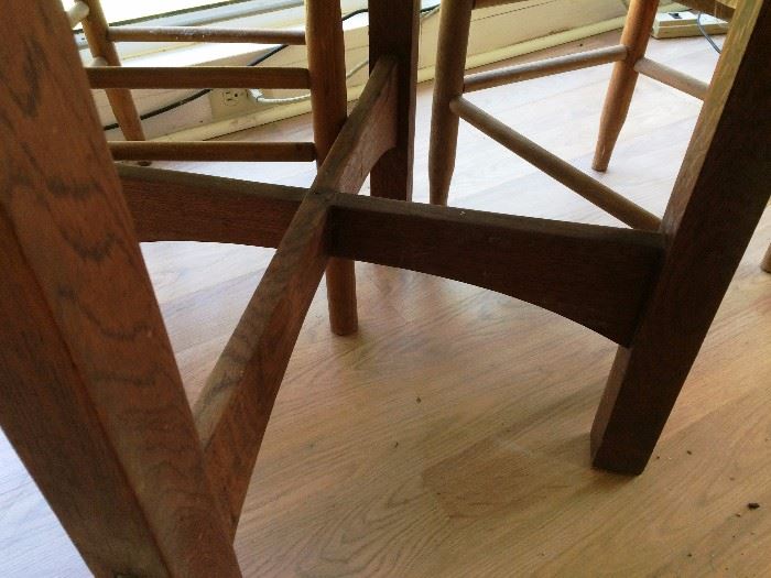 Legs of 1902 Unmarked Stickley Table