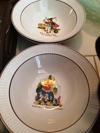 Vintage Nursery Rhyme Dishes