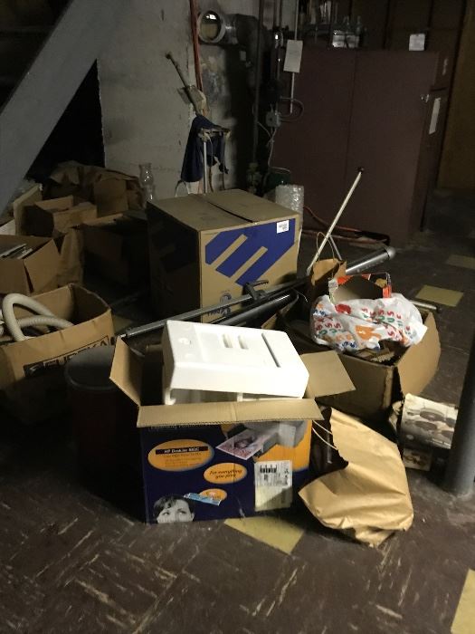 tons of misc. items in the basement