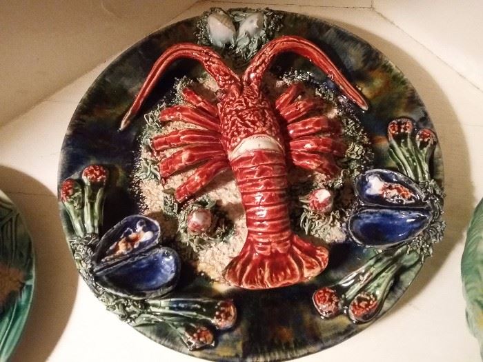 Mmmm, Majolica Palissy Lobster Pottery!