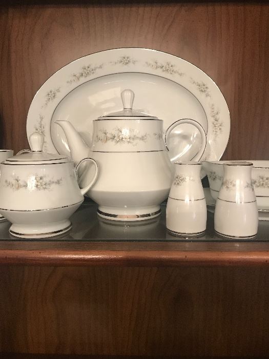 Nortake China- 10 piece place setting plus serving pieces
