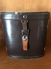 Leather binocular case