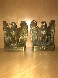 Pair of eagle book ends
