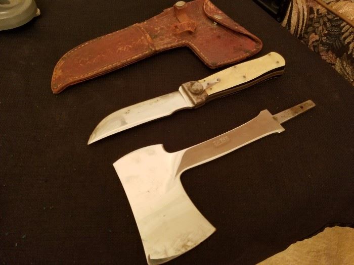 Knife and hatchet set