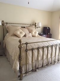 King Size Brass Bed - 